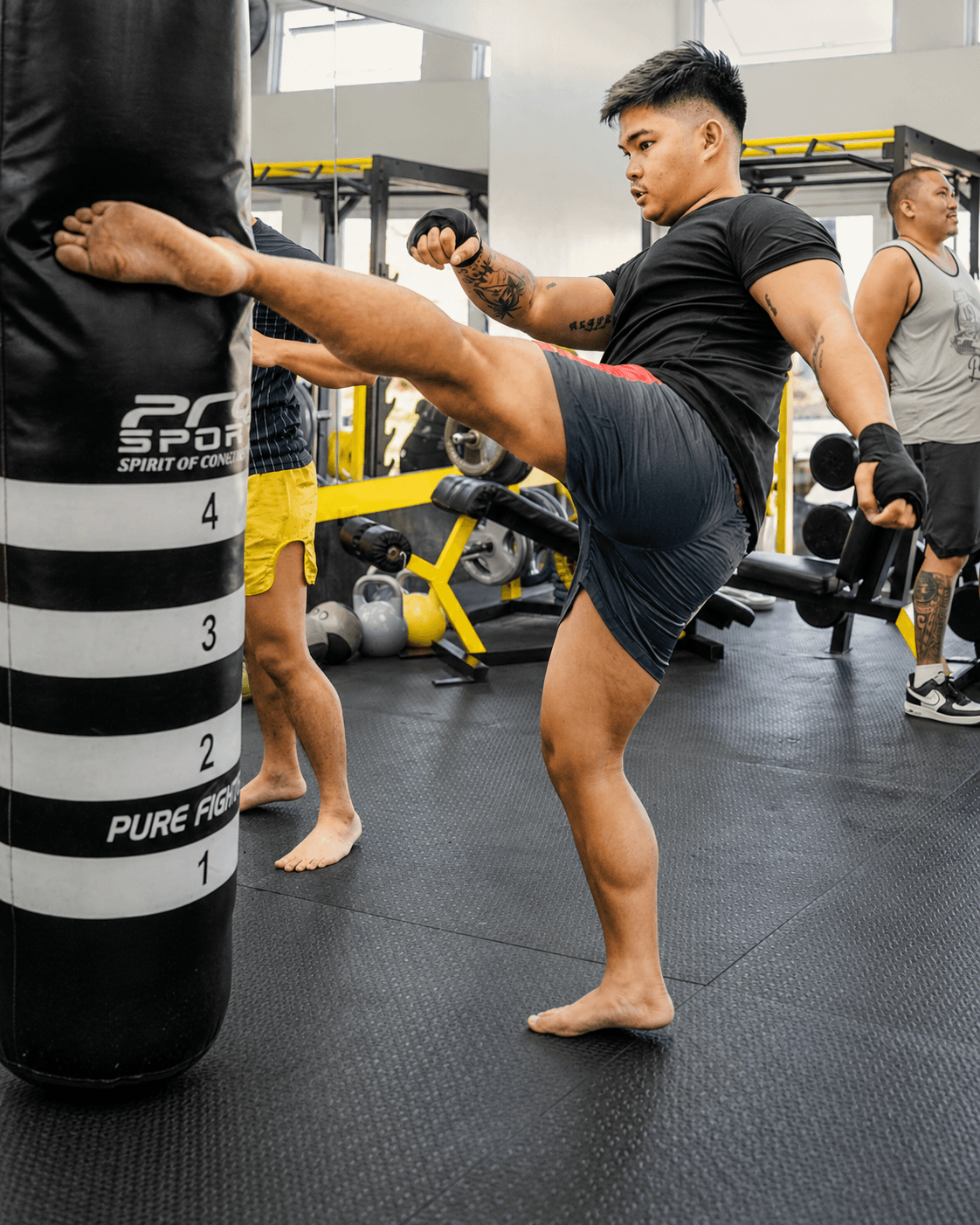 Photograph evoking Boxing & Muay Thai