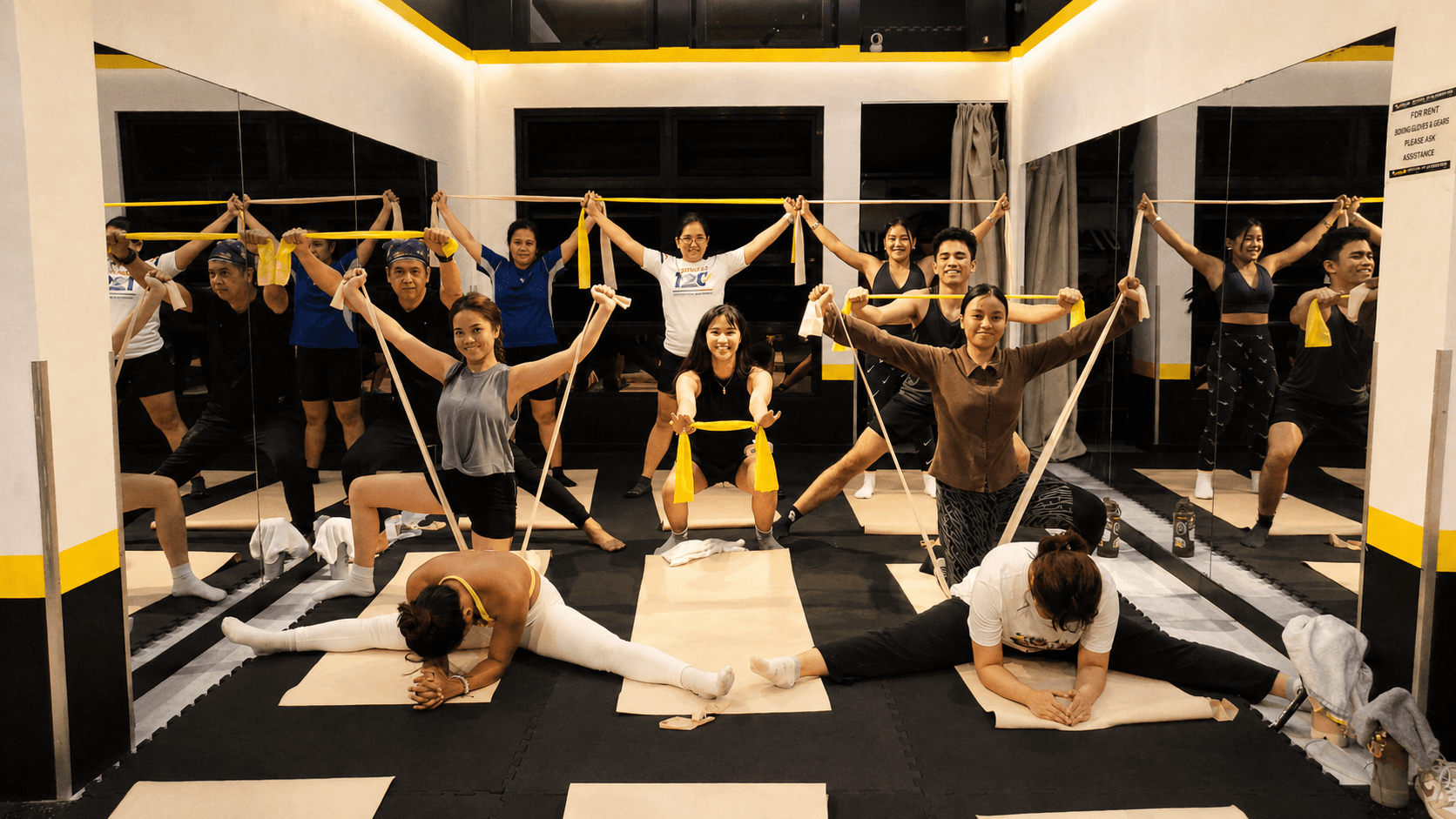 Group class in the ECG Dance Studio at MaryCris Branch