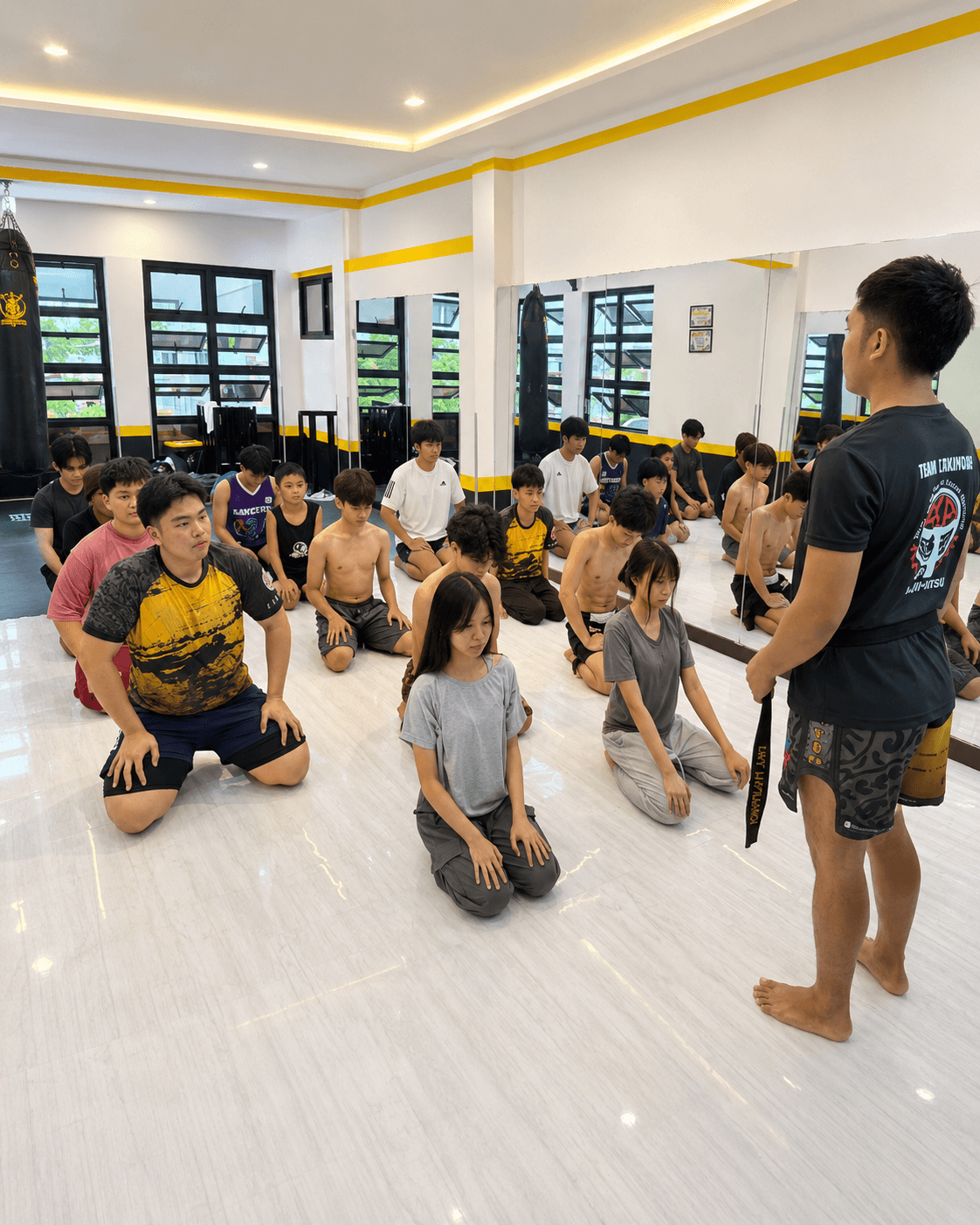 Photograph evoking Group Training