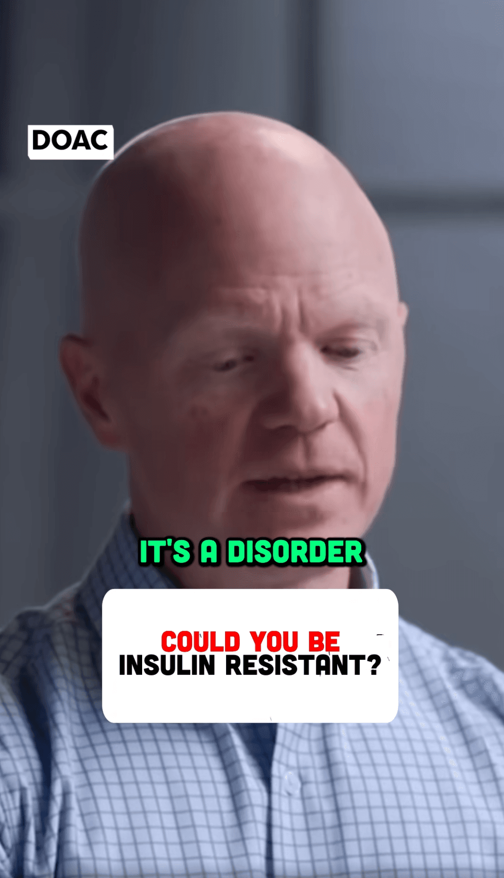 Cover frame for the reel "Could You Be Insulin Resistant?"