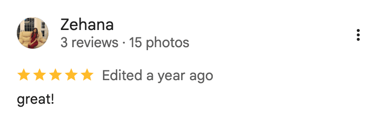 Verified Google review for MaryCris Complex Branch from an ECG Fitness Gym member