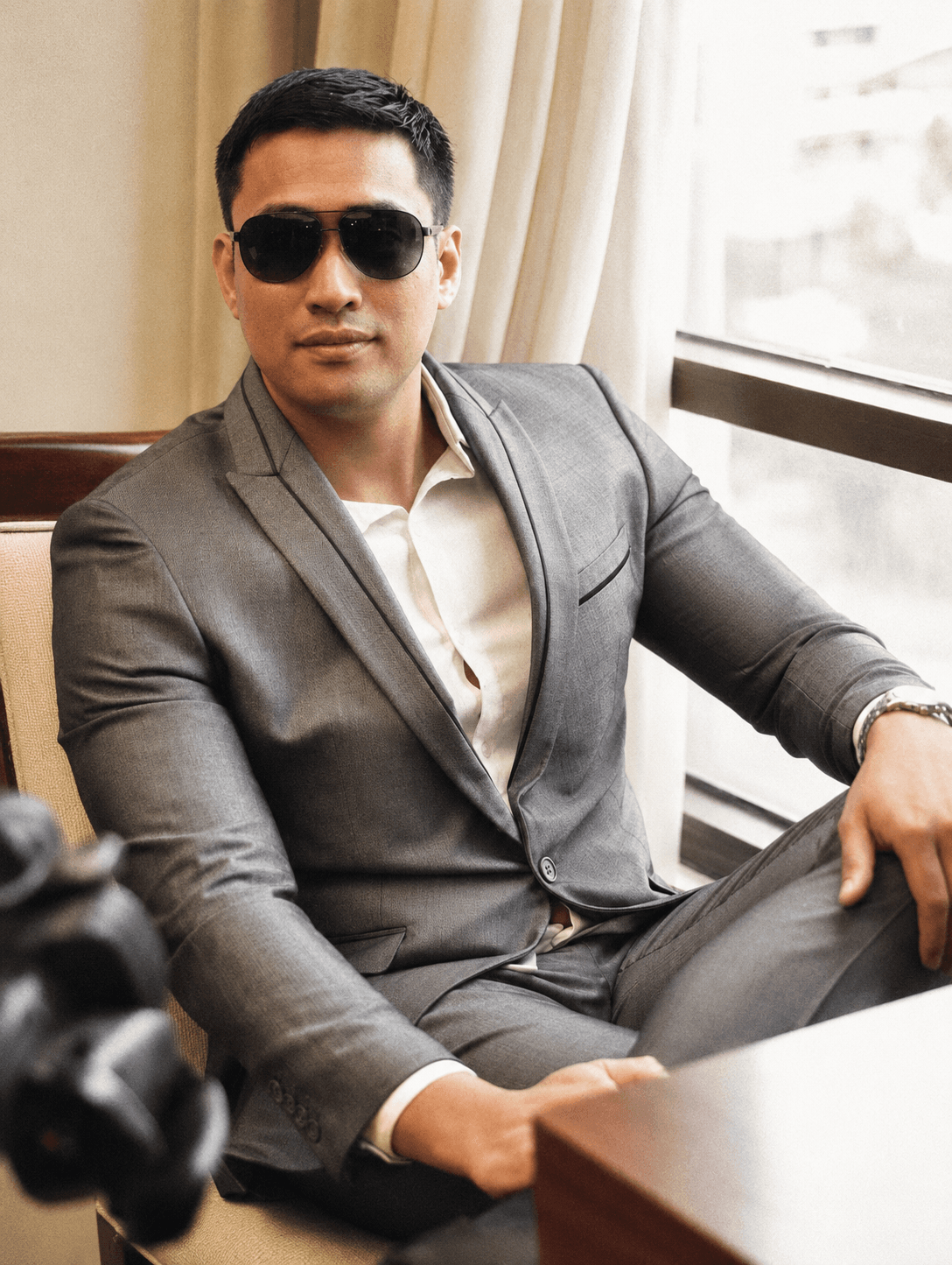 Editorial portrait of Eduard Goyena, RN, founder of ECG Fitness Gym